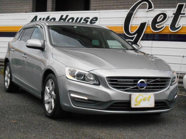 後期モデルV60T4ワゴン1.6ターボAVナビTVバックモニター パドルシフト付6AT 黒革内...