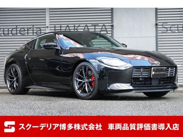 R6年・日産フェアレディZ・バージョンST・ミッドナイトブラック・レイズ製19インチアルミ・B...