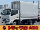 平成30年式トヨタダイナ1.5t全低床幌ウィング・5速MT・電動格納ミラー・工具箱・バックカメ...