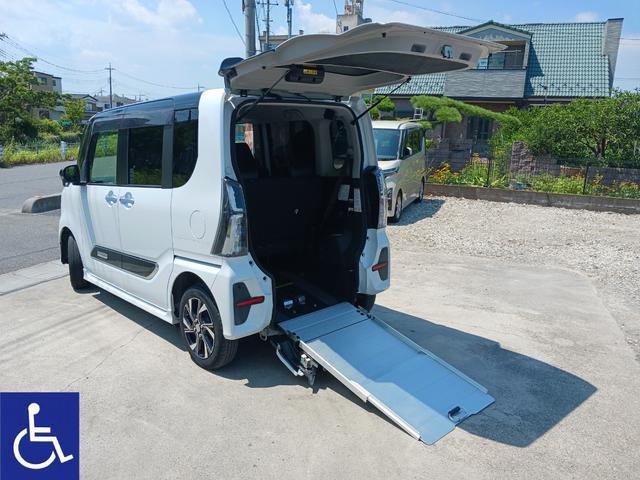 福祉車両 スローパー 電動ウインチ 後席付4人乗り♪ スマアシ ナビTV BT ETC Bカメ...